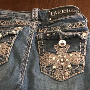 LA Idol USA boot cut jeans size 3